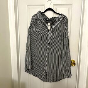 Maxi skirt striped pattern